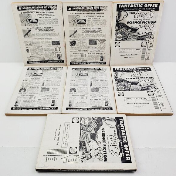 Astounding Science Fiction Magazine 1959 Jan-Jul 7 Issues Leinster Dickson More - Picture 2 of 11